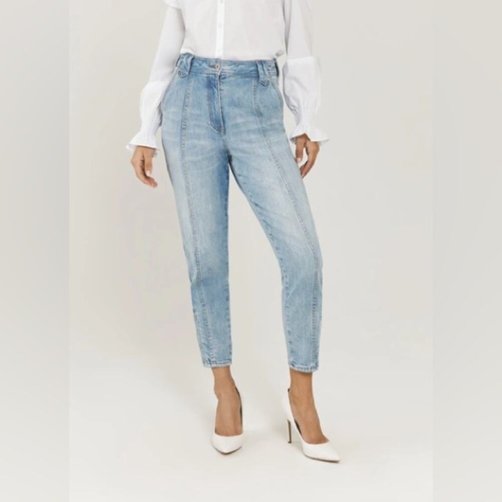 Something Navy Roxie Snap Denim in Washed Indigo